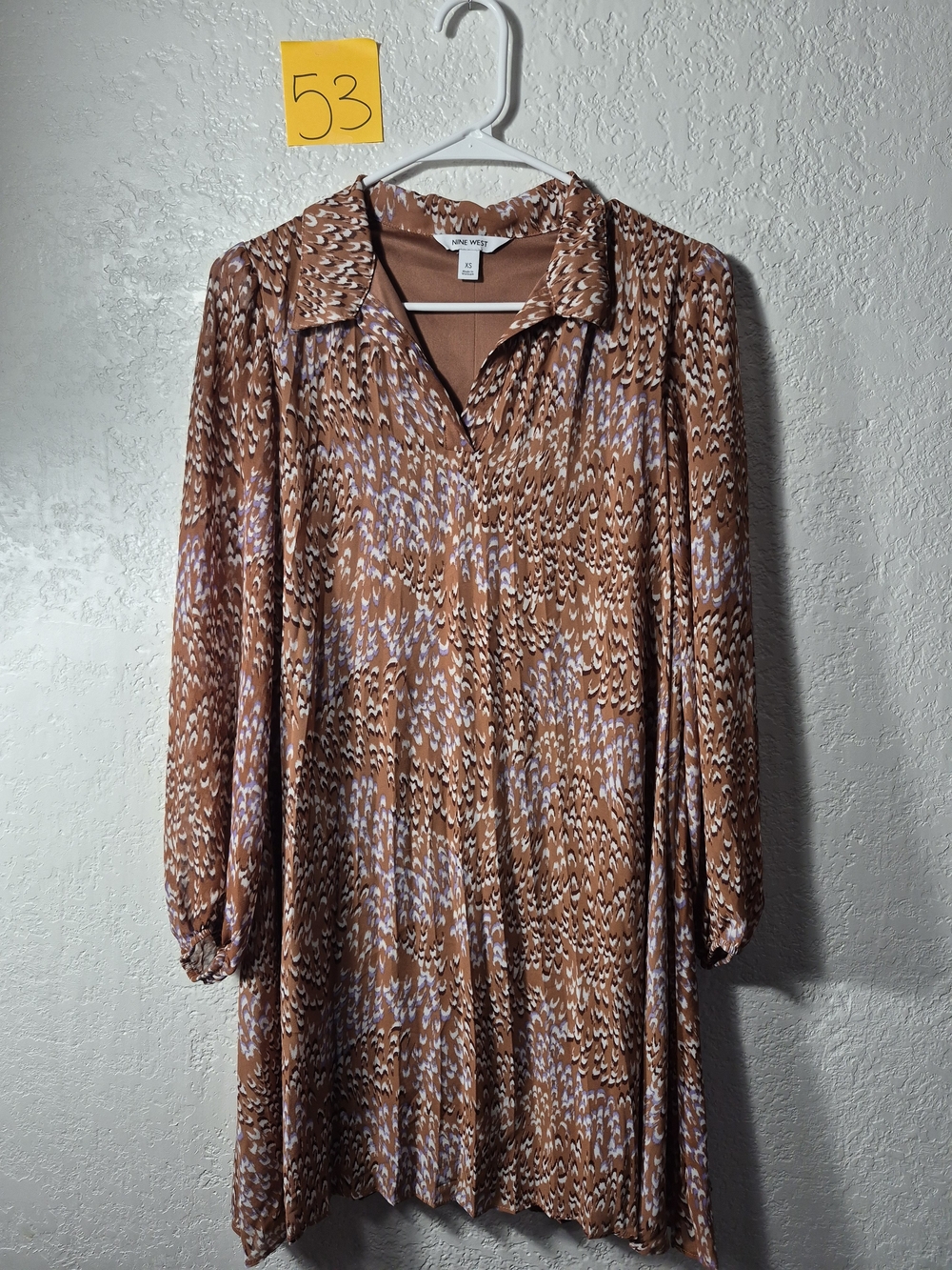 Nine West Womens  Printed Dress - XS